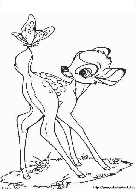 bambi coloring pages,printable,coloring pages