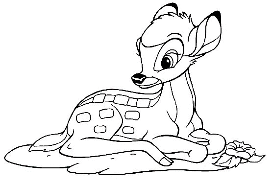 bambi coloring pages 12,printable,coloring pages
