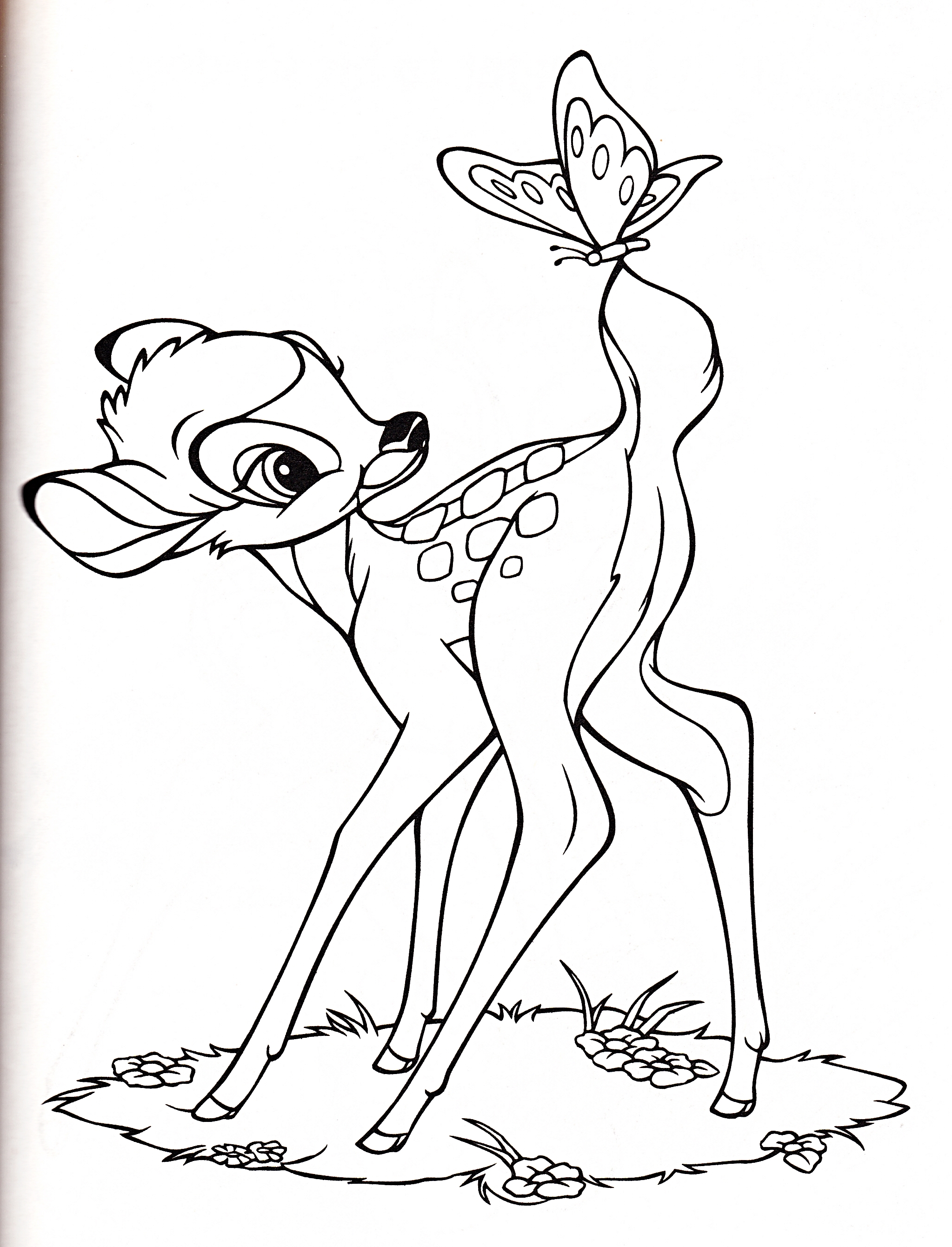 bambi coloring pages 14,printable,coloring pages