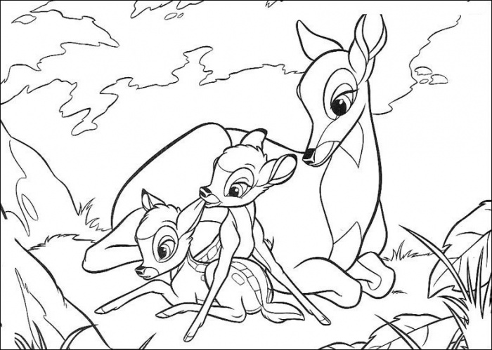 printable pictures of bambi page,printable,coloring pages
