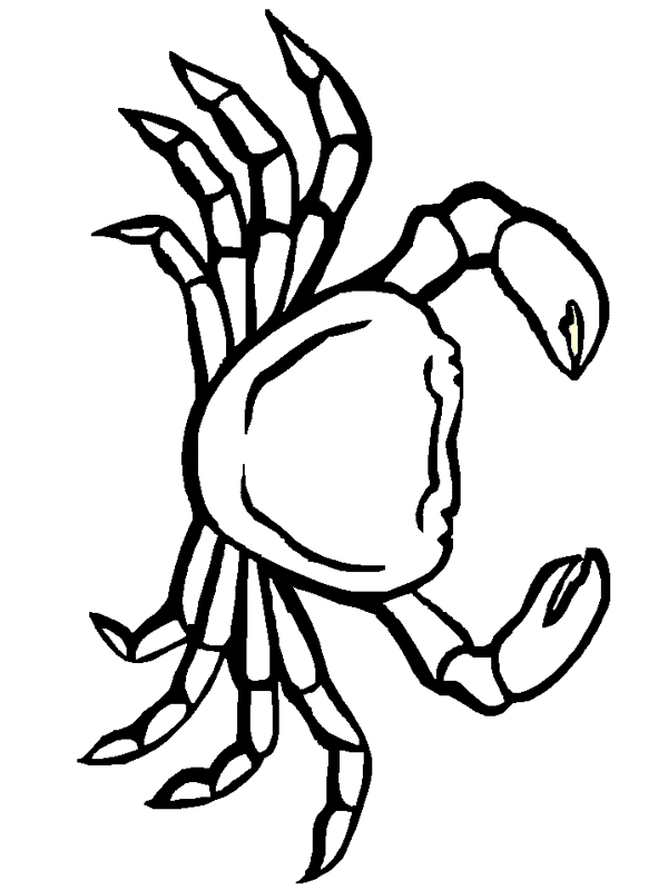 crab coloring page to print,printable,coloring pages