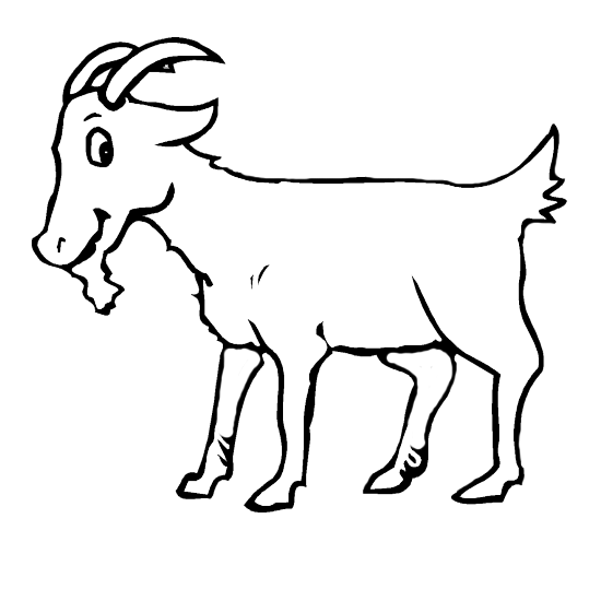 Bleating goats 18 goat coloring pages and pictures - Print Color Craft