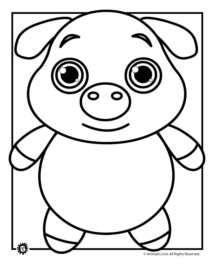 pig coloring page to print,printable,coloring pages