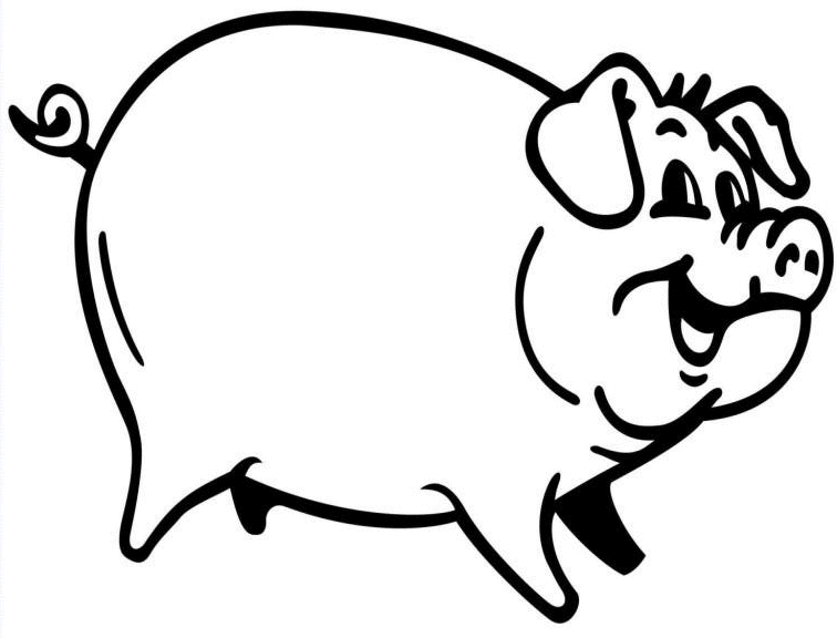 pig coloring pages 14,printable,coloring pages