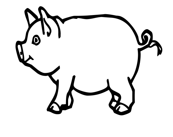 pig coloring pages for kids,printable,coloring pages