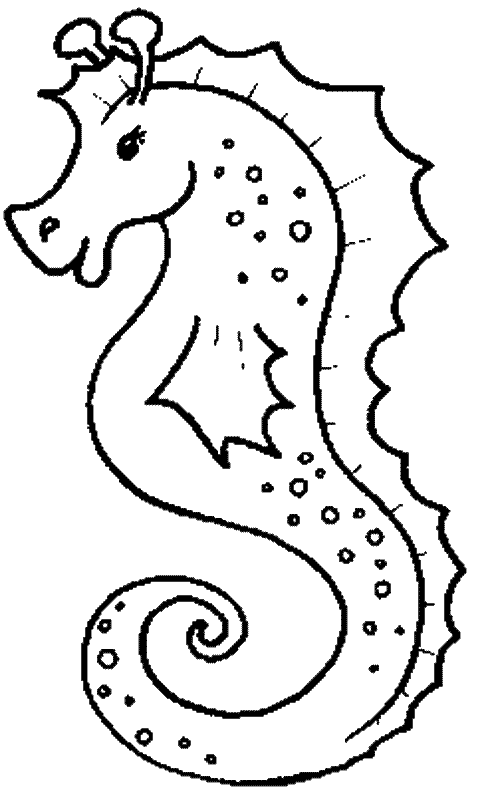 seahorse coloring page,printable,coloring pages
