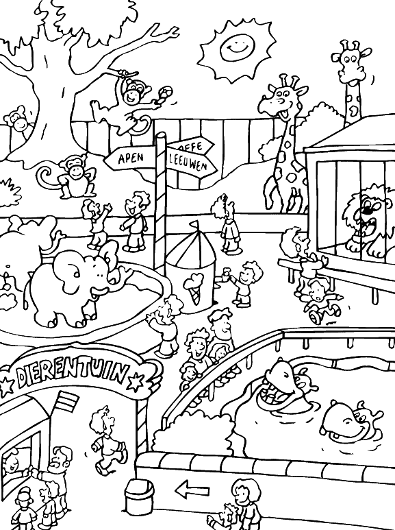zoo coloring pages printable,printable,coloring pages