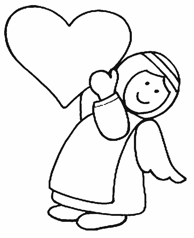 kids coloring pages angel,printable,coloring pages
