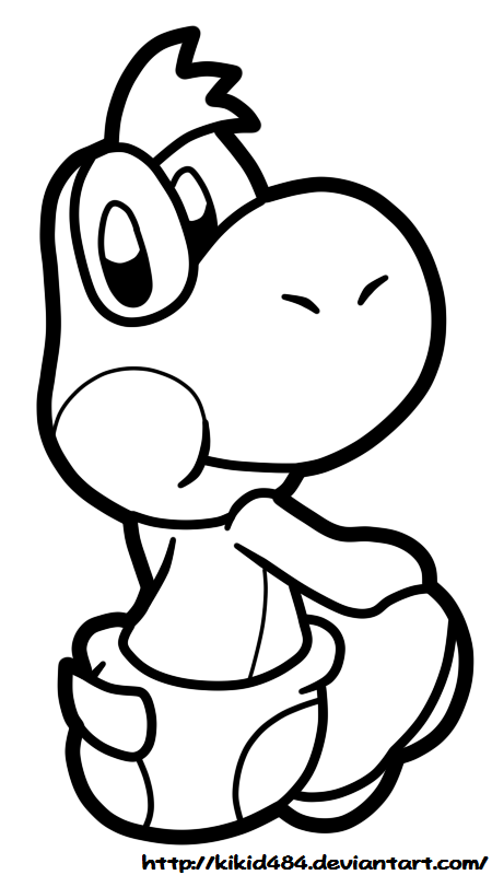 baby-yoshi coloring pages for kids,printable,coloring pages