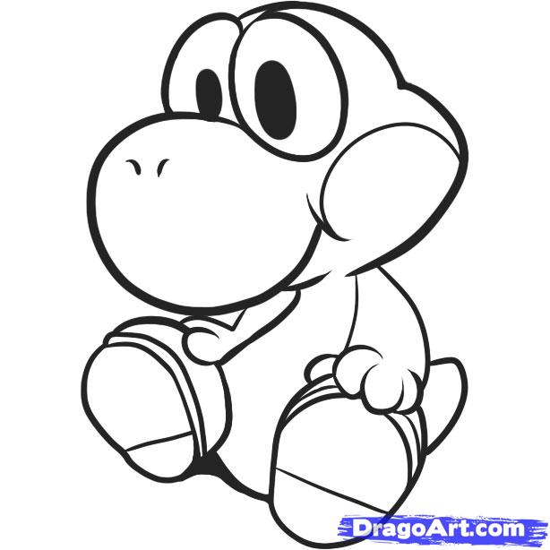 printable baby-yoshi coloring pages,printable,coloring pages