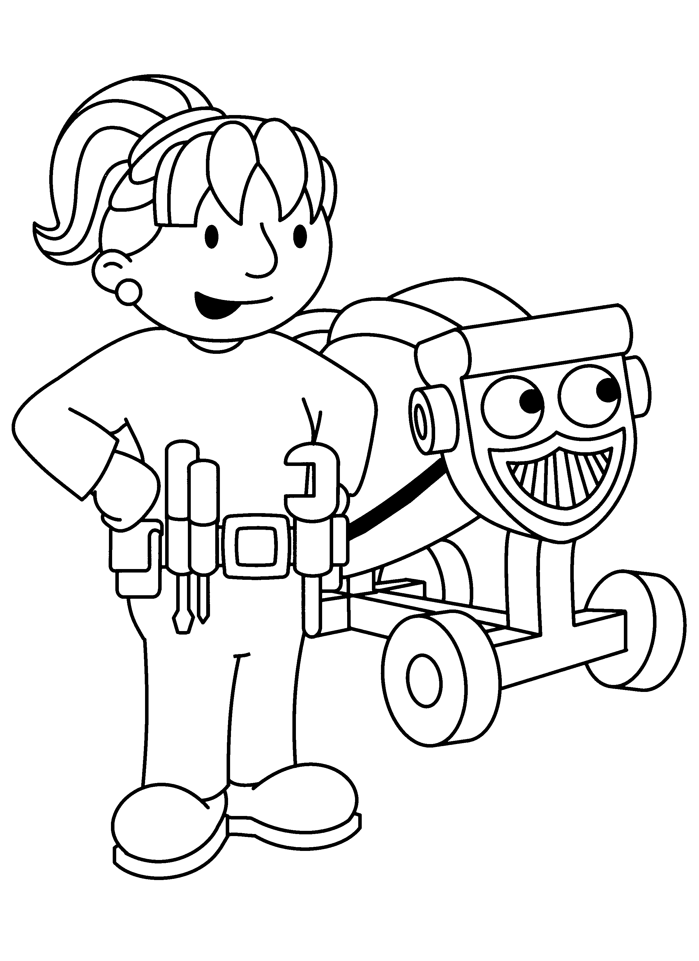 bob-the-builder coloring pages for kids,printable,coloring pages