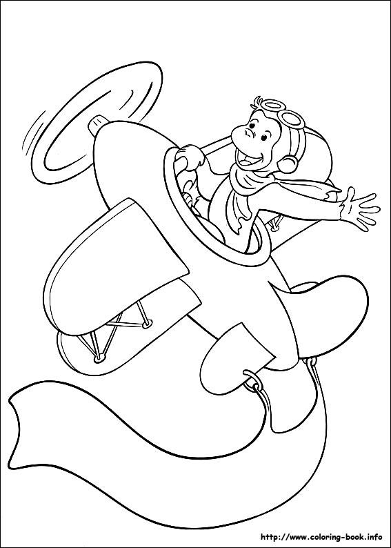printable pictures of curious-george page,printable,coloring pages