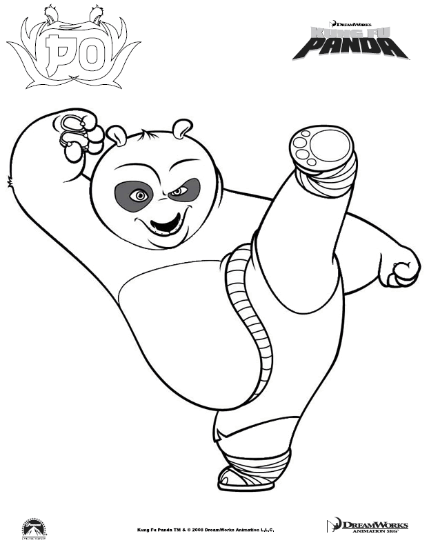 coloring pictures kung-fu-panda,printable,coloring pages