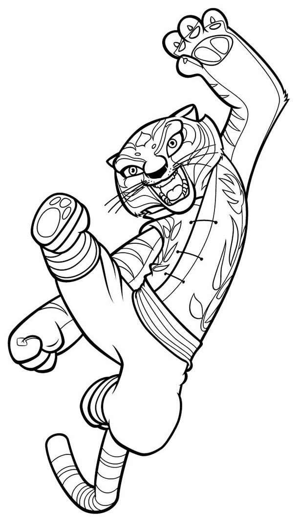 kids coloring pages kung-fu-panda,printable,coloring pages