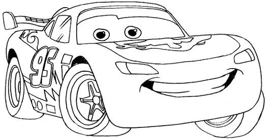 14 coloring pictures lightning mcqueen  print color craft
