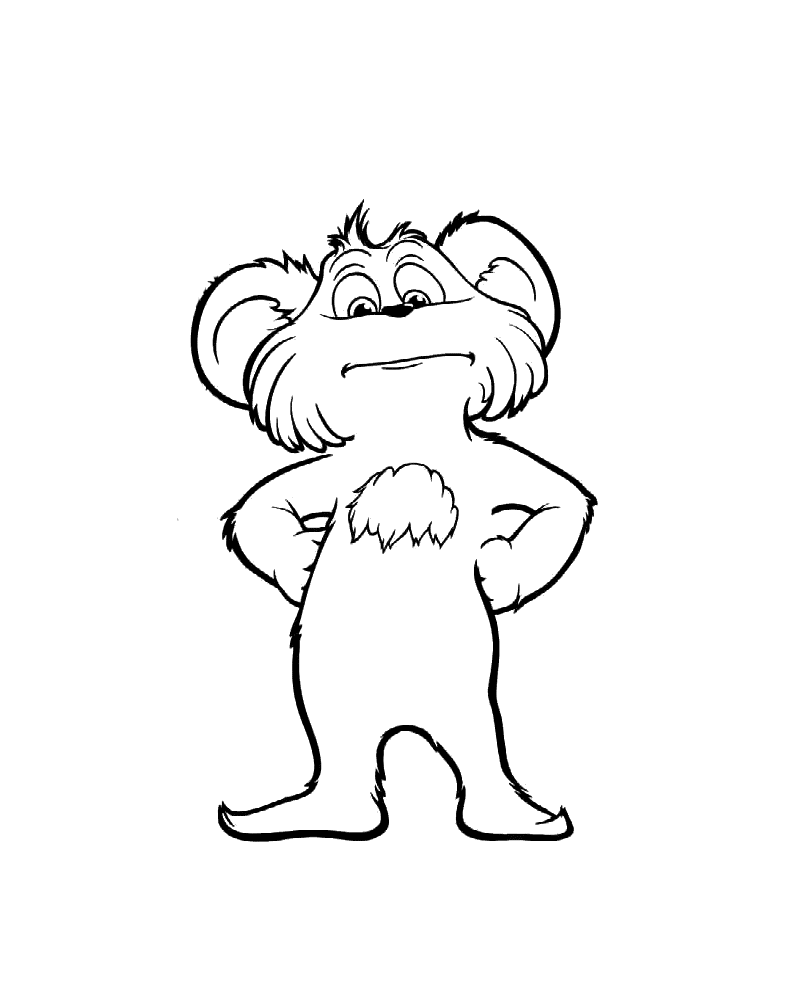 lorax coloring page,printable,coloring pages