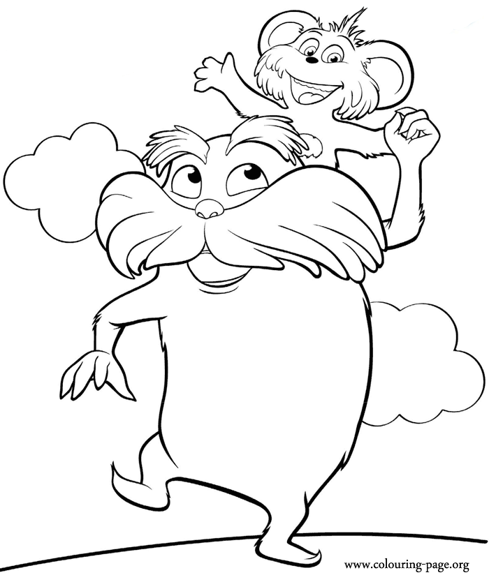 lorax coloring page to print,printable,coloring pages