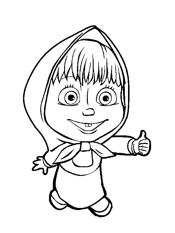 masha-and-the-bear coloring pages for kids,printable,coloring pages