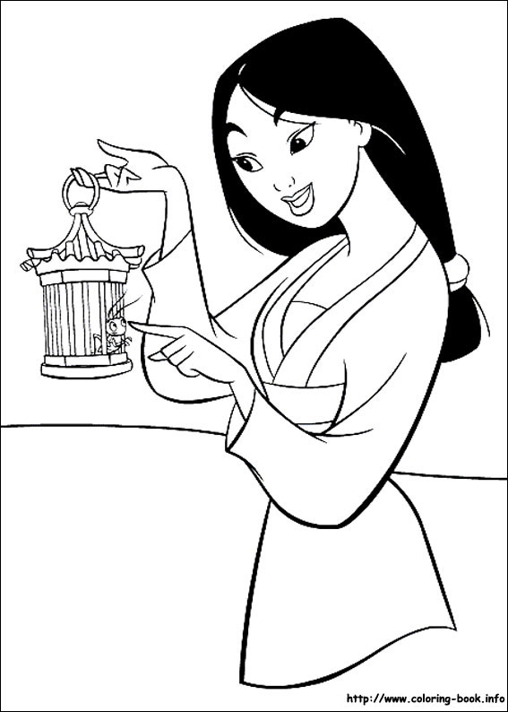 coloring pictures mulan,printable,coloring pages