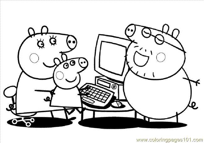 peppa-pig coloring pages 11,printable,coloring pages
