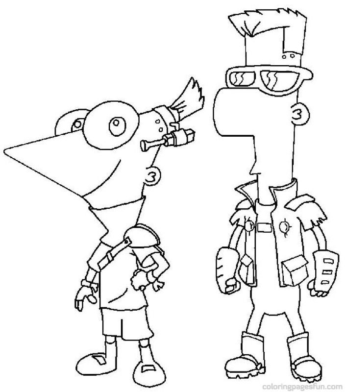 phineas-and-ferb coloring pages 13,printable,coloring pages