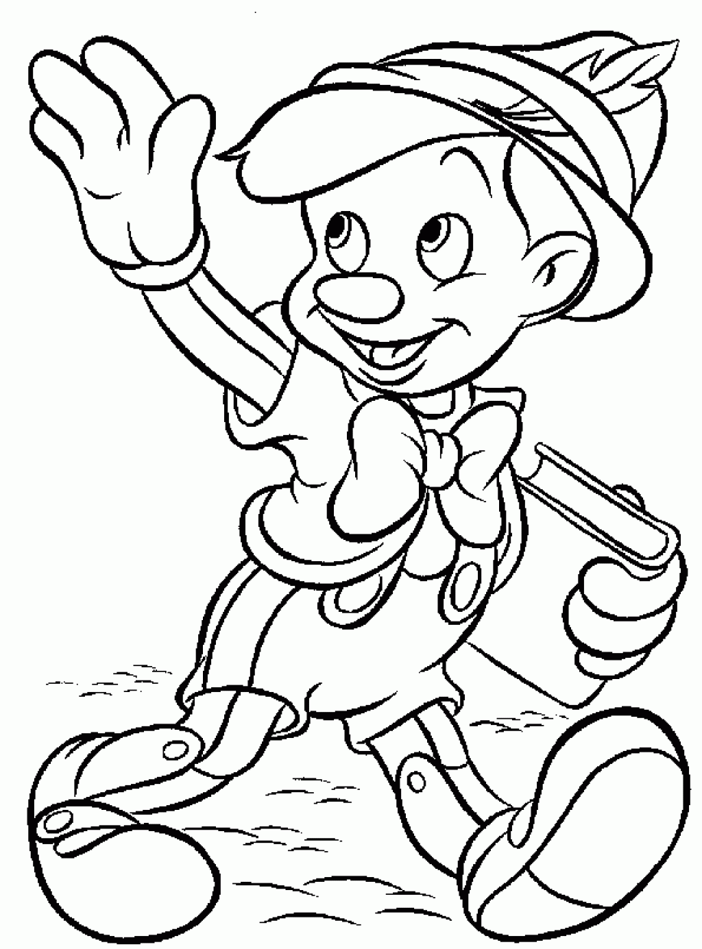 pinocchio coloring page,printable,coloring pages