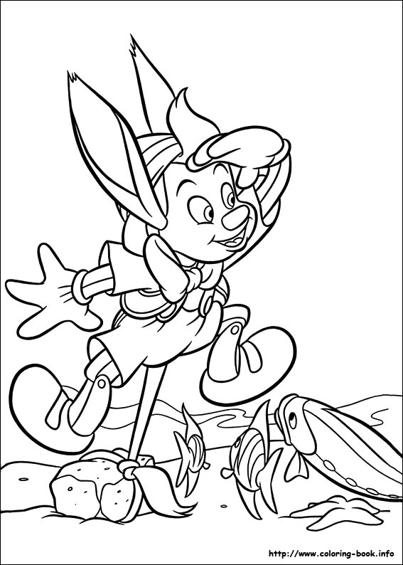 pinocchio coloring pages for kids,printable,coloring pages