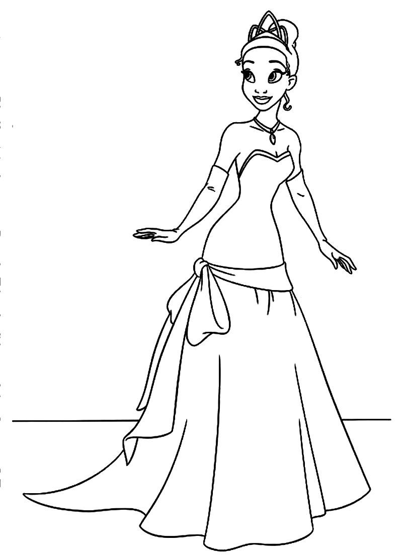princess-tiana coloring pages 12,printable,coloring pages