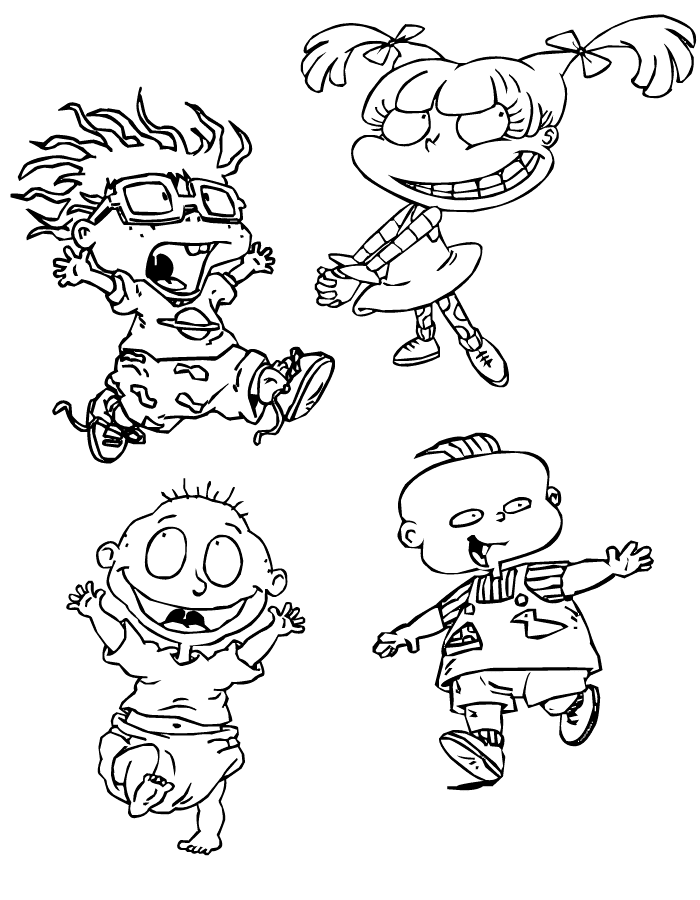 13 Rugrats Coloring Page To Print Print Color Craft
