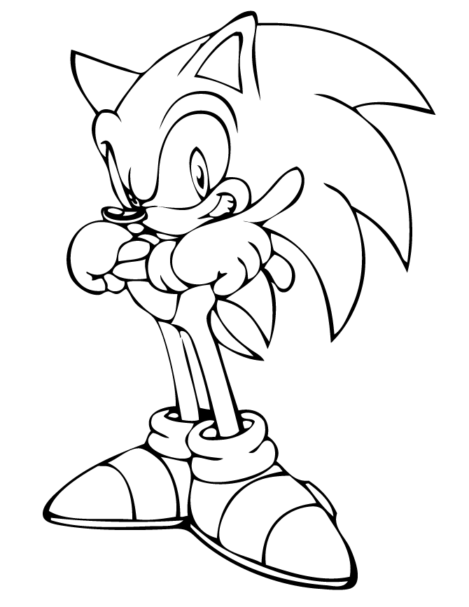 21 Printable Sonic The Hedgehog Coloring Pages - Print Color Craft
