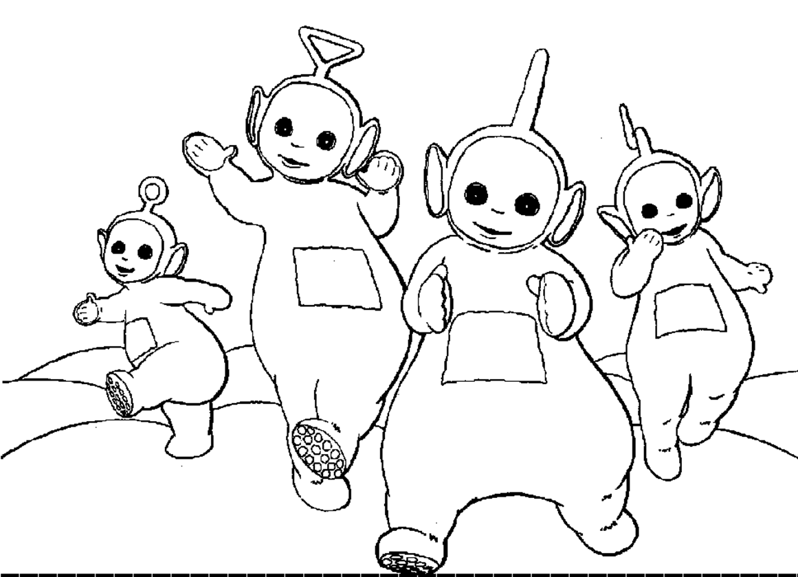 11 Teletubbies Coloring Page Print Color Craft