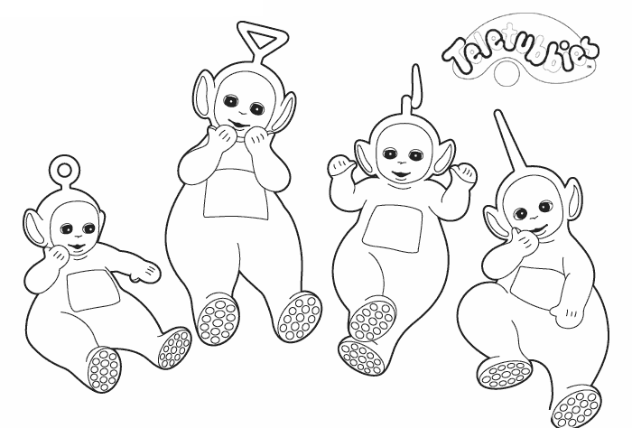 11 teletubbies coloring page - Print Color Craft
