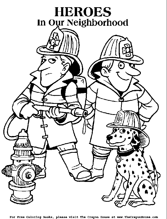 11 Printable Firefighter Coloring Pages Print Color Craft