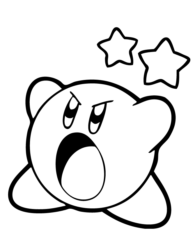 kirby coloring pages printable,printable,coloring pages