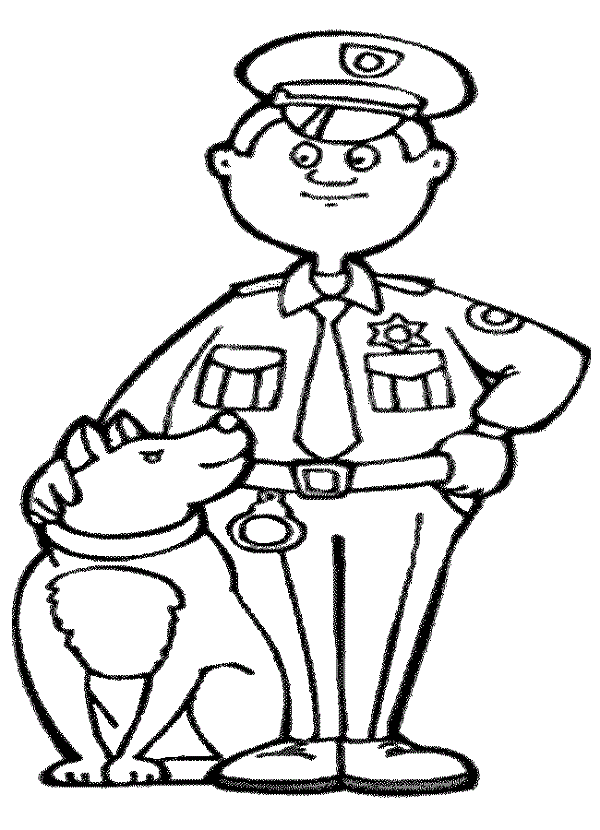 15 police coloring page to print Print Color Craft