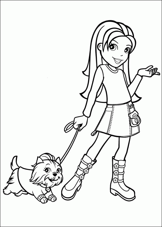kids coloring pages polly-pocket,printable,coloring pages