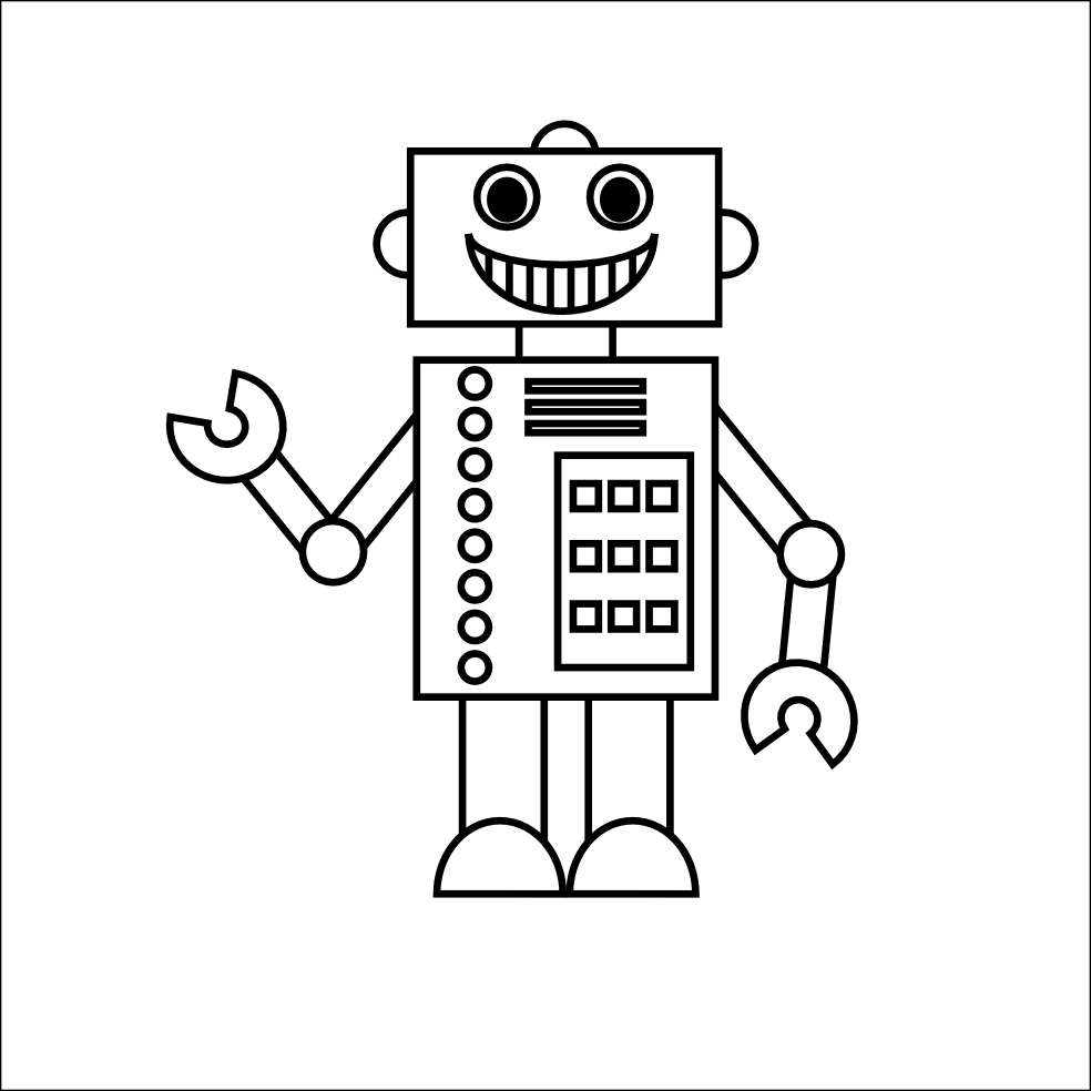 coloring pictures robot,printable,coloring pages