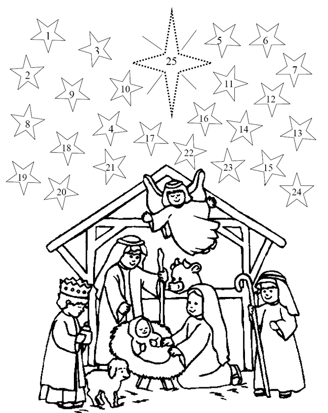 printable pictures of advent page,printable,coloring pages