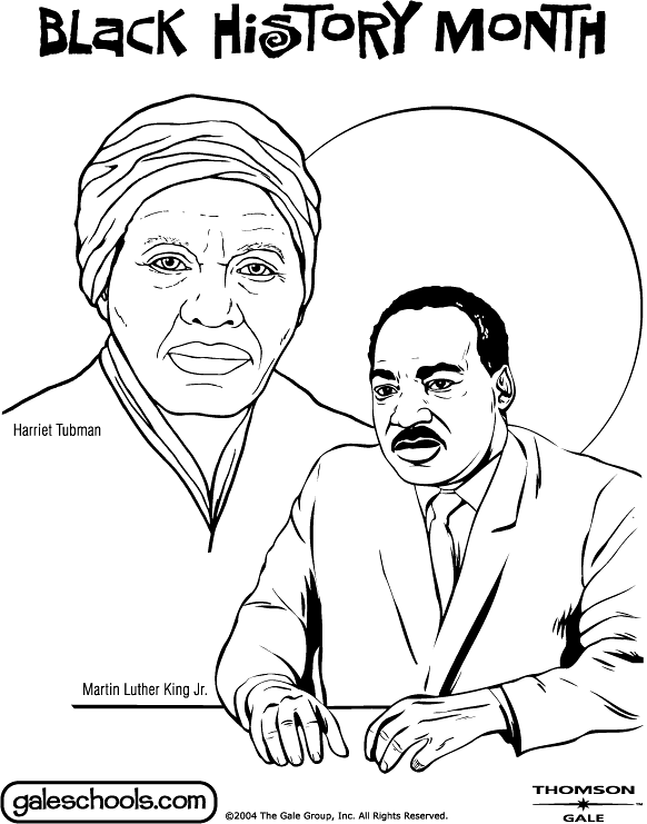 14 coloring pages of black history month Print Color Craft