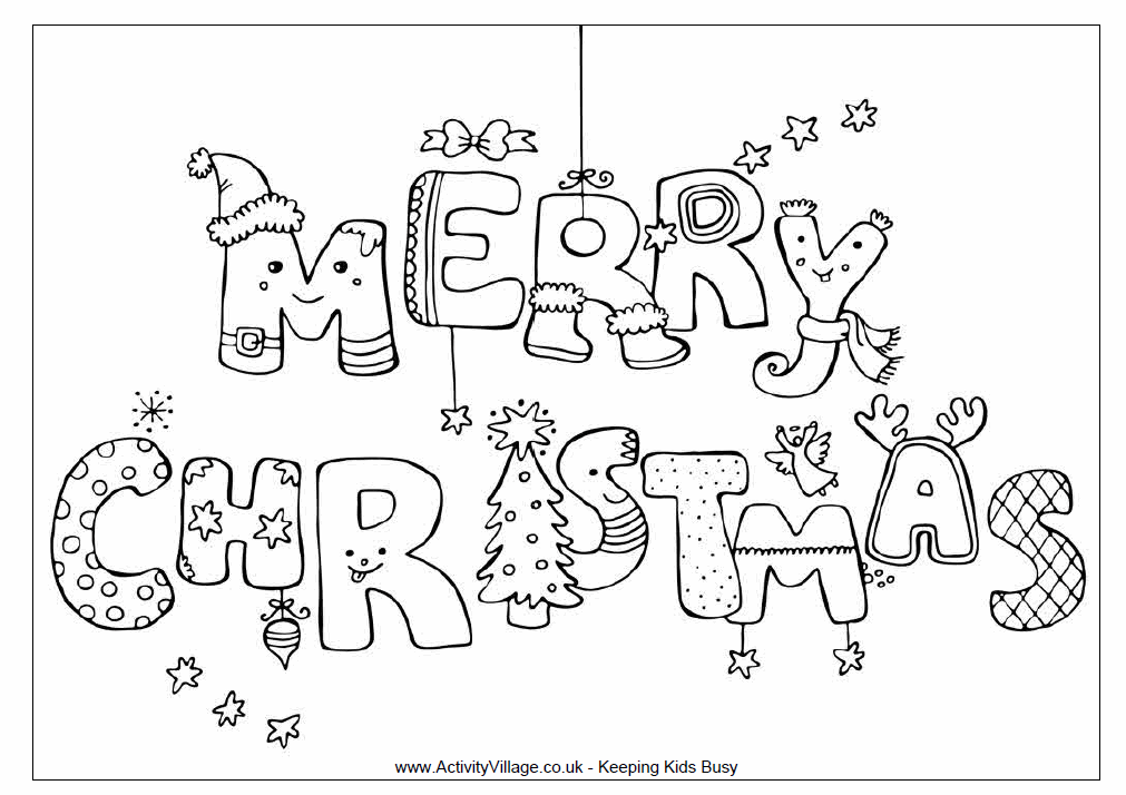 coloring pictures merry-christmas,printable,coloring pages