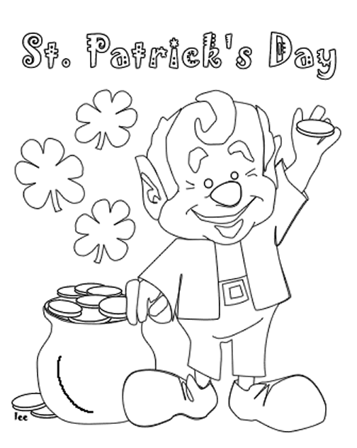 st-patricks-day coloring pages 12,printable,coloring pages