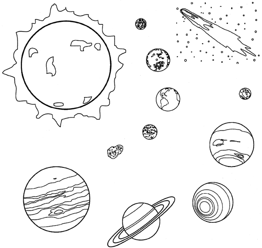 printable pictures of solar-system page,printable,coloring pages