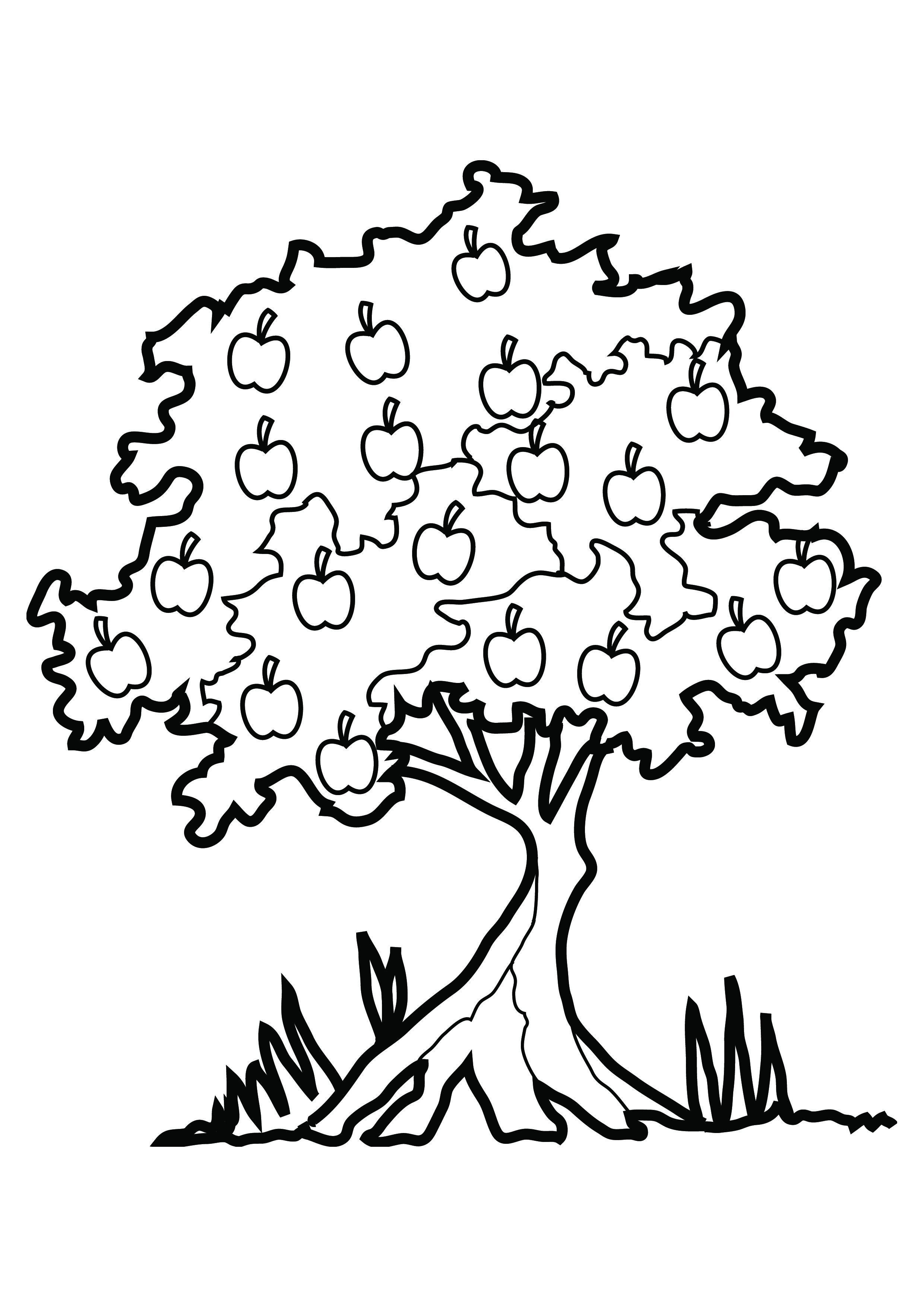 tree coloring pages 13,printable,coloring pages