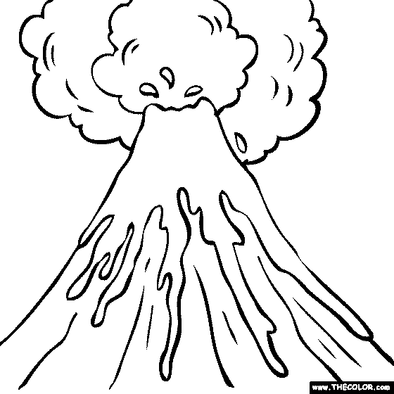volcano coloring pages printable,printable,coloring pages