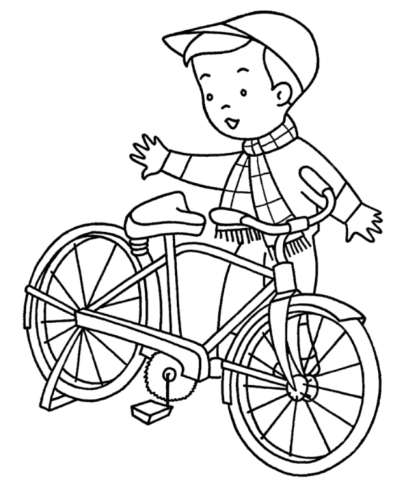 printable pictures of bicycle page,printable,coloring pages