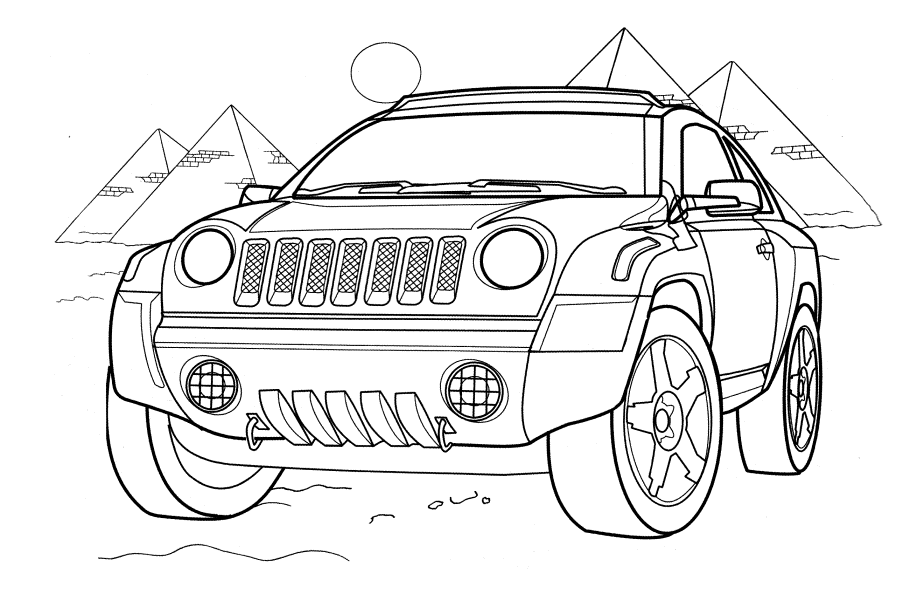 jeep coloring page,printable,coloring pages