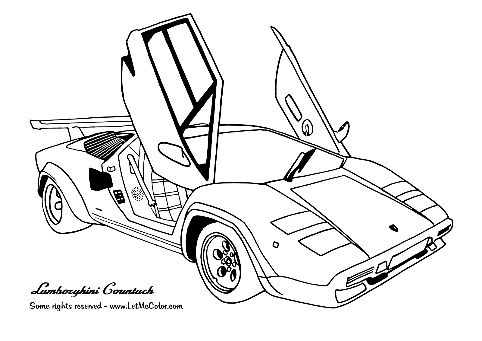 lamborghini coloring page to print,printable,coloring pages