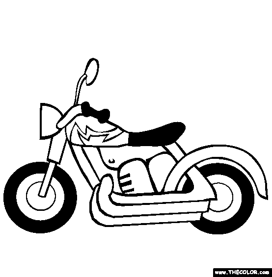 motorcycle coloring page,printable,coloring pages