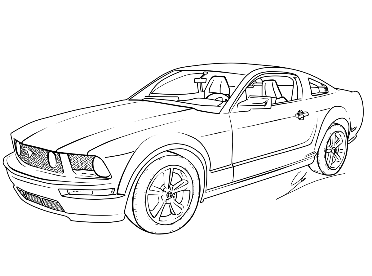 printable pictures of mustang page,printable,coloring pages