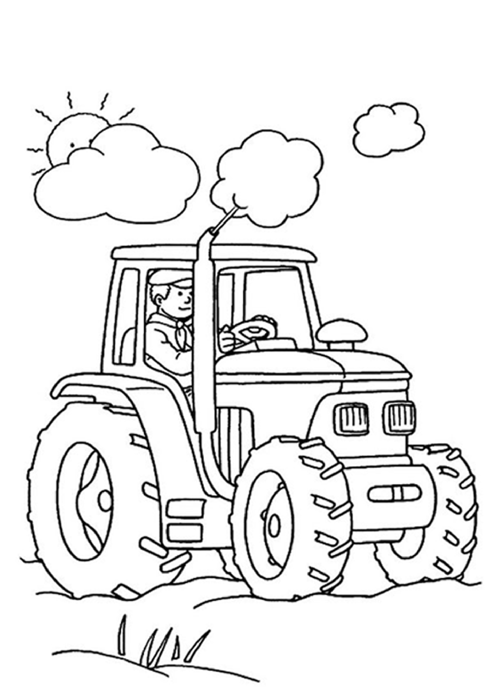 coloring pictures tractor,printable,coloring pages